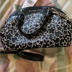 Black and white mini bag
